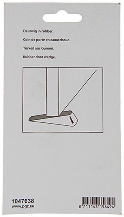 Load image into Gallery viewer, Mack 1047638 - deurwig rubber wit 100 x 25 mm 1 st pc | 6 stuks