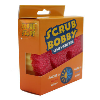 Afbeelding laden in galerijviewer, No brand spons scrub bobby universeel | 4 stuks