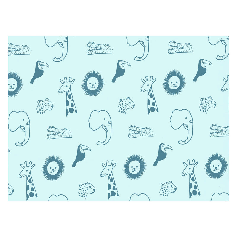Load image into Gallery viewer, Rotolux inpakpapier baby wilde dieren, 3 mtr.