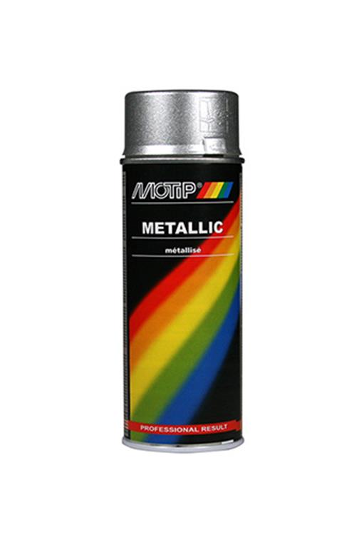 Load image into Gallery viewer, Motip spuitbus 400ml metallic-zilver