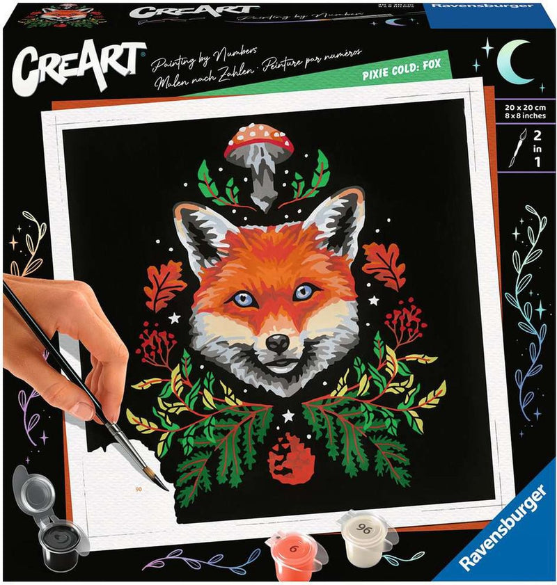 Load image into Gallery viewer, Ravensburger pixie cold edition fox - schilderen op nummer voor volwassenen