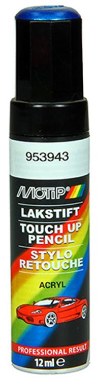 Afbeelding laden in galerijviewer, Motip 953943 - auto lakstift - blauw metallic - 12 ml