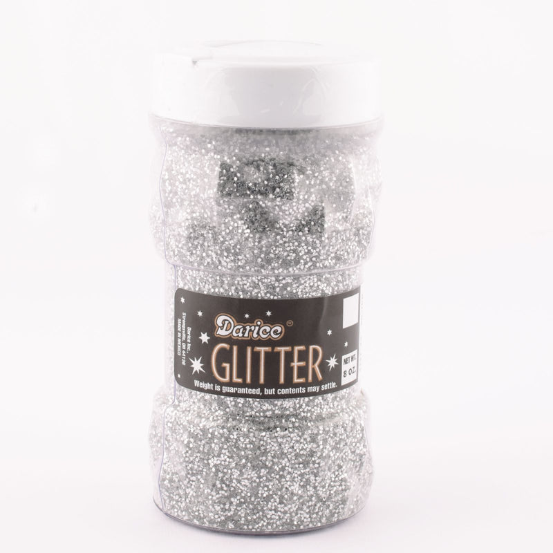 Load image into Gallery viewer, Darice • glitter pot 235 gram zilver