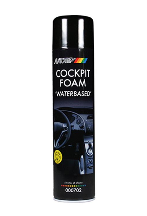 Load image into Gallery viewer, Motip car care black cockpitspray foam 600ml spuitbus