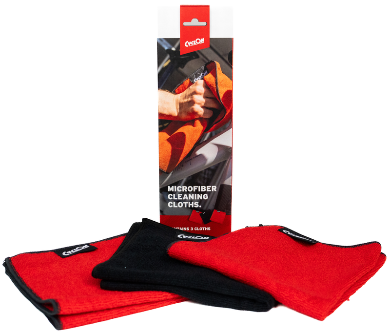 Load image into Gallery viewer, Cyclon schoonmaakdoek set twee kleuren - rood zwart