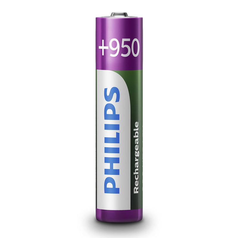 Load image into Gallery viewer, Battery Sales Europe Oplaadbare Batterijen Rechargeable NimH AAA HR03 950mah, 4st.