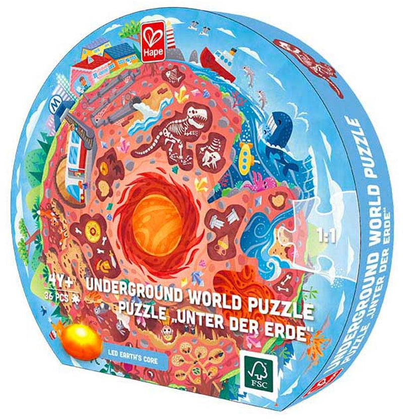 Load image into Gallery viewer, Hape ondergrondse wereld puzzel