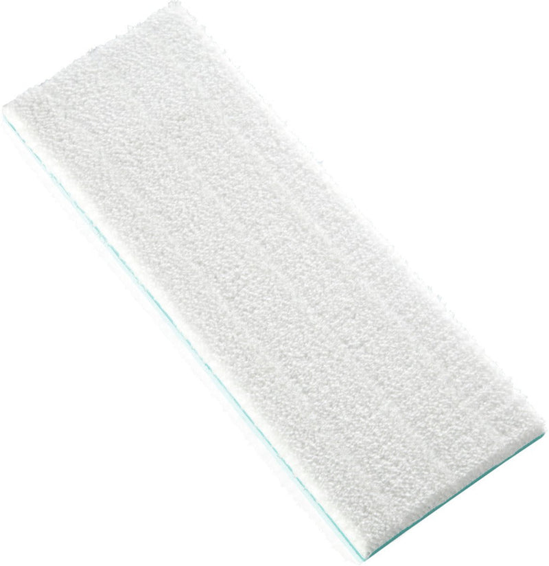 Afbeelding laden in galerijviewer, Leifheit picobello s dweildoek cotton plus - voor stenen vloeren - 27 cm wisbreedte - turquoise - wit
