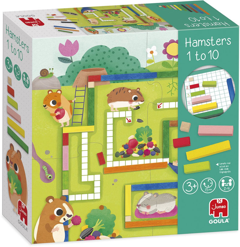 Load image into Gallery viewer, Goula jumbo hamsters 1 tot 10 educatief rekenspel
