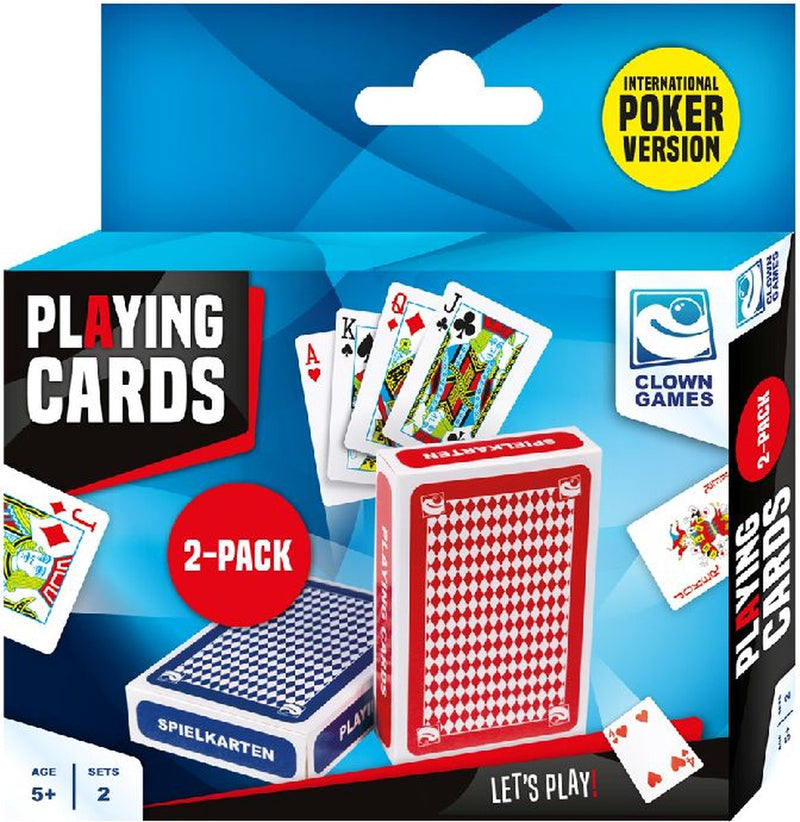 Load image into Gallery viewer, Clown games speelkaarten internationale poker versie 2 sets