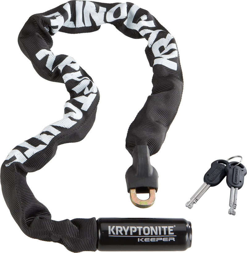 Load image into Gallery viewer, Kryptonite keeper 785-ketting met geïntegreerd slot – kettingslot fiets – fietsslot met ketting voor elektrische fiets – 85 cm – staal – zwart