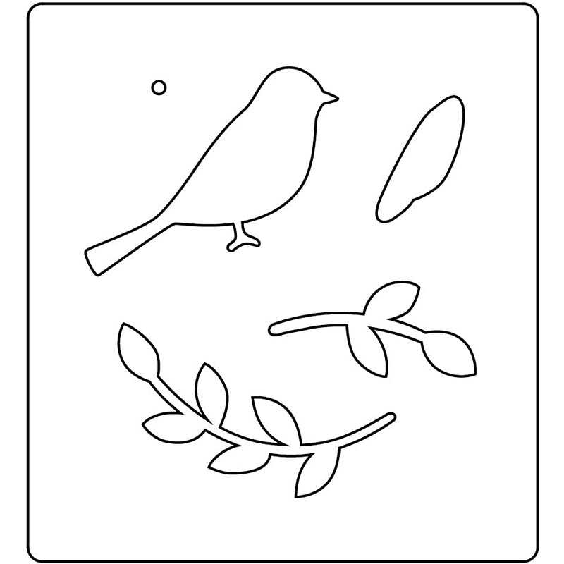 Afbeelding laden in galerijviewer, Https: www.cchobby.nl snijmal-vogel-afm-14x15-25-cm-dikte-15-mm-1-stuk