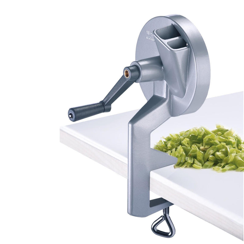 Load image into Gallery viewer, Westmark snijbonenmolen aluminium rvs 123x140x265mm