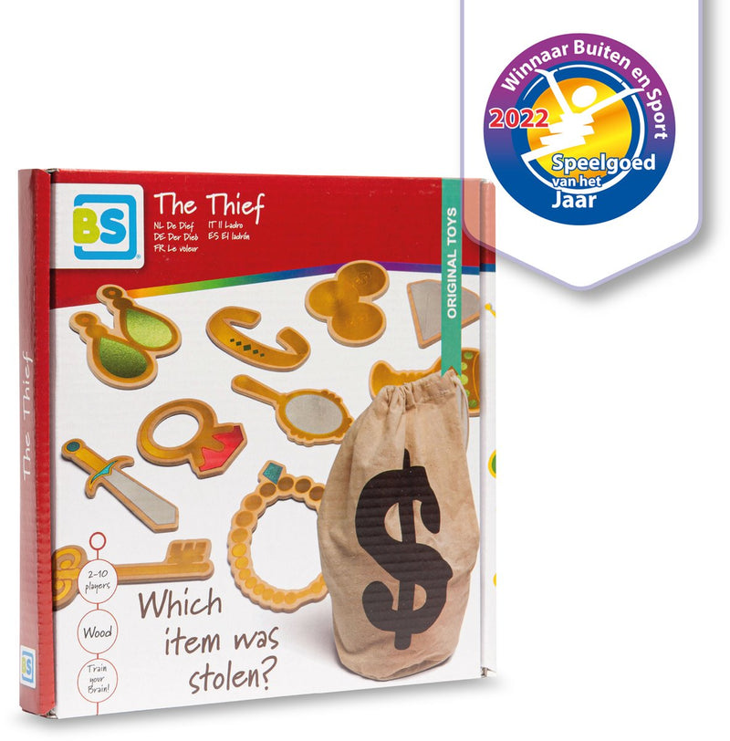 Load image into Gallery viewer, Bs toys the thief spel - de dief - buiten en binnenspeelgoed - educatief speelgoed - kinderspel - 2-10 spelers - speelgoed van het jaar - cadeau kind - geheugenspel - houten speelgoed - gezelschapspellen kinderen