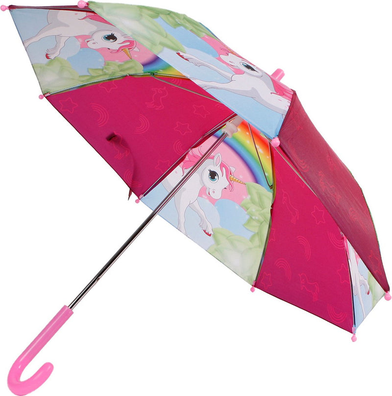 Load image into Gallery viewer, Unicorn paraplu meisjes 70 cm polyester roze