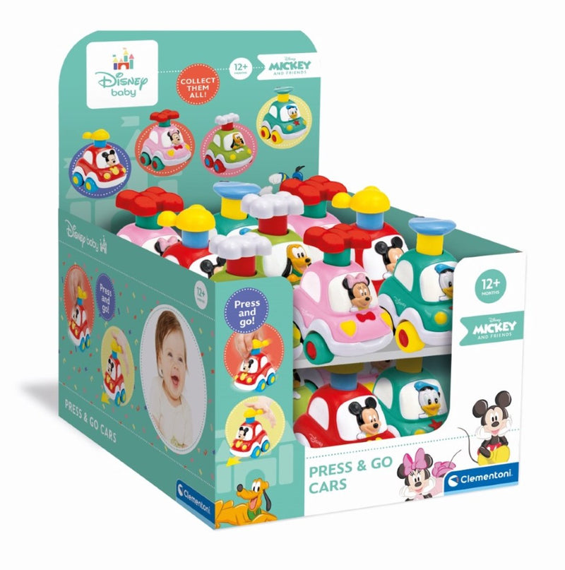 Load image into Gallery viewer, Clementoni - disney baby - press and go - autootjes - vanaf 1 jaar