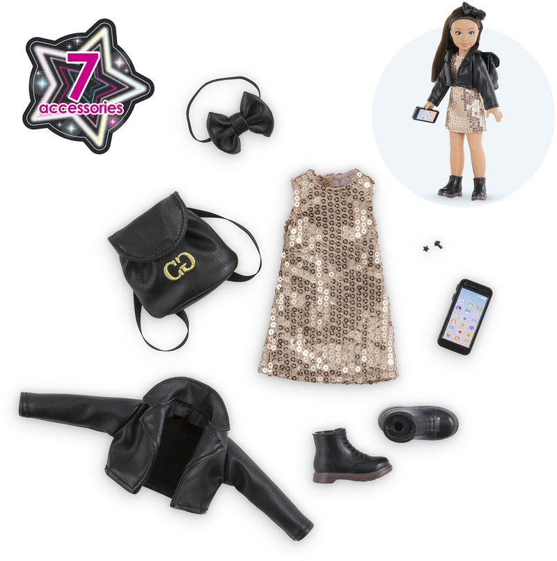Load image into Gallery viewer, Corolle poppenkleertjes party set - feestoutfit voor girls poppen.