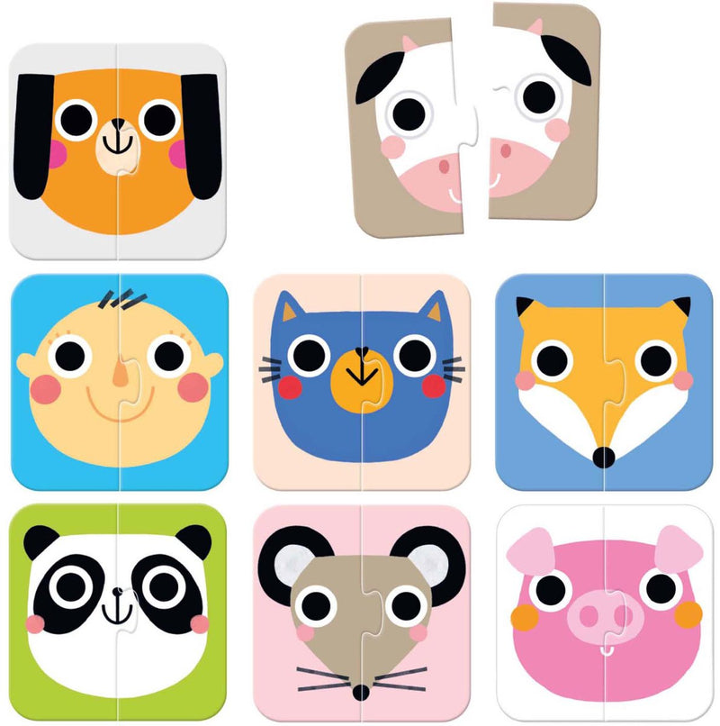 Load image into Gallery viewer, Banana panda on-the-go puzzel halve gezichten 15m+.