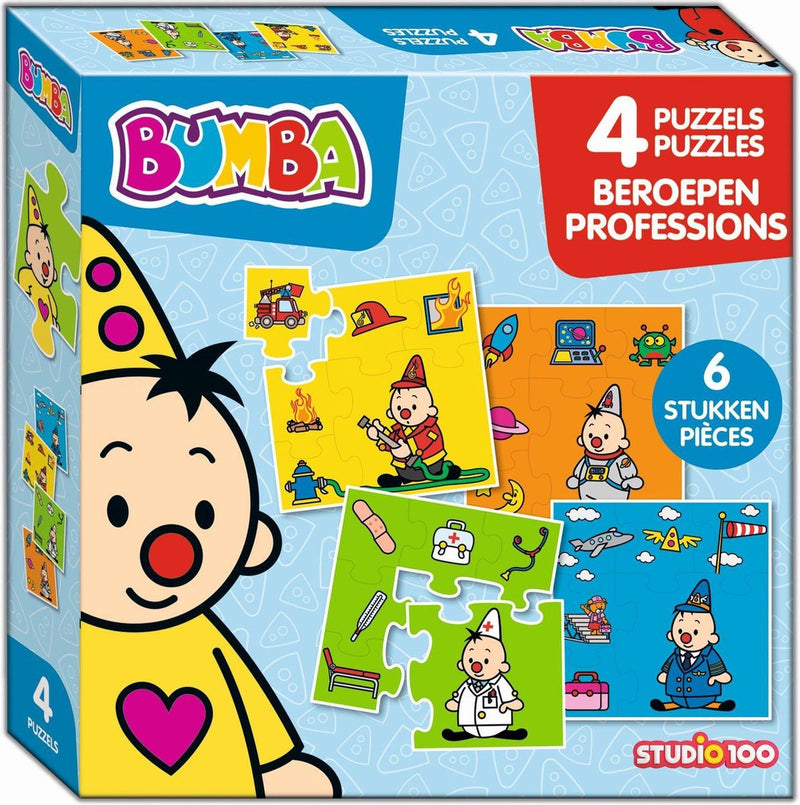 Load image into Gallery viewer, Bumba puzzel beroepen, 4in1