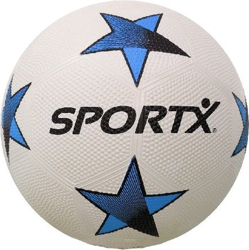 Load image into Gallery viewer, Sportx voetbal rubber blue star 360-380gr