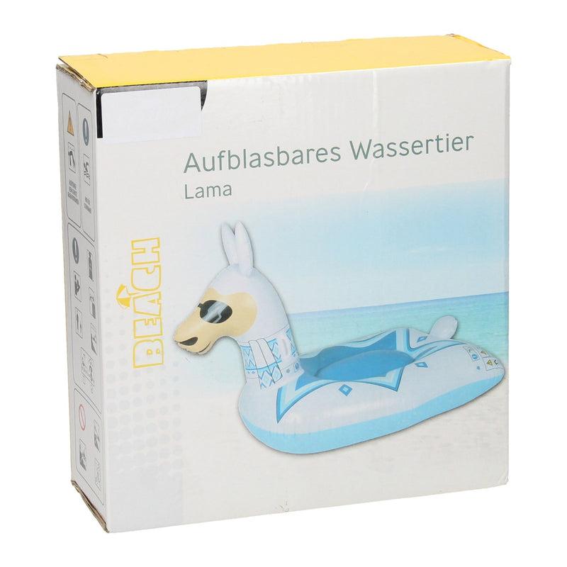 Load image into Gallery viewer, Opblaasbaar waterdier lama met zonnebril