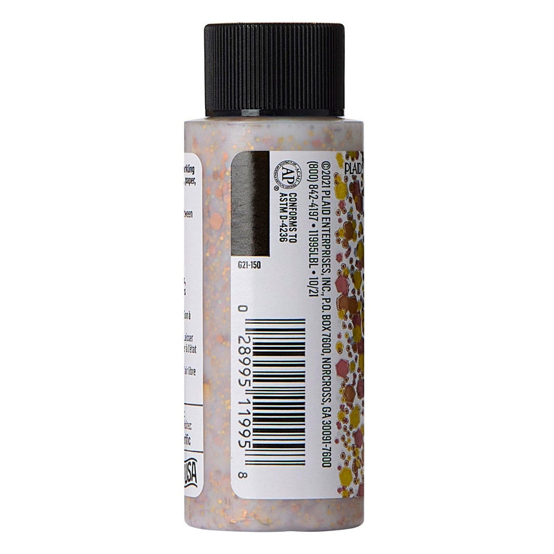 Load image into Gallery viewer, Folkart • glitterific pop acrylic paint sunset canyon 59ml
