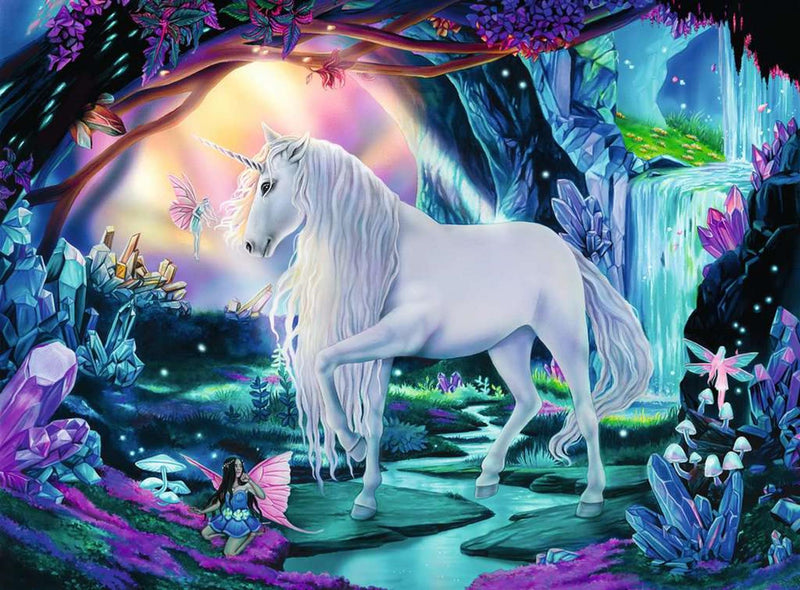 Load image into Gallery viewer, Ravensburger puzzel unicorn 300 stukjes
