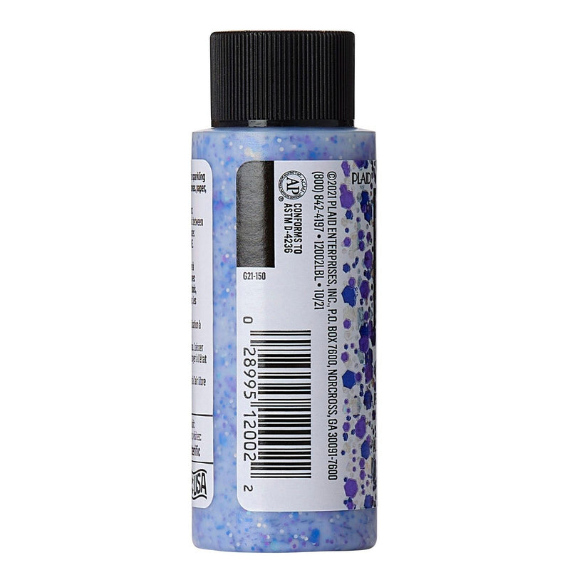 Load image into Gallery viewer, Folkart • glitterific pop acrylic paint galaxy 59ml