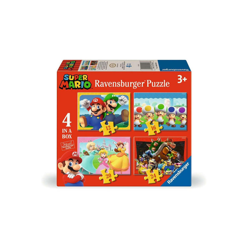 Load image into Gallery viewer, Ravensburger super mario 4-in-1 puzzel