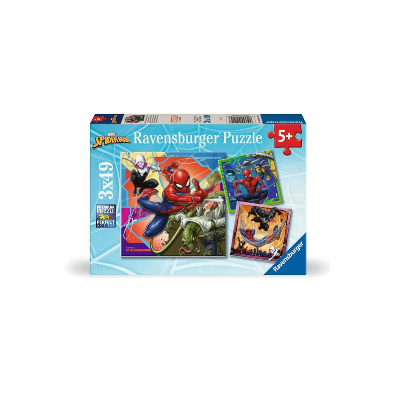 Load image into Gallery viewer, Ravensburger puzzel spider-man 3x49 stukjes