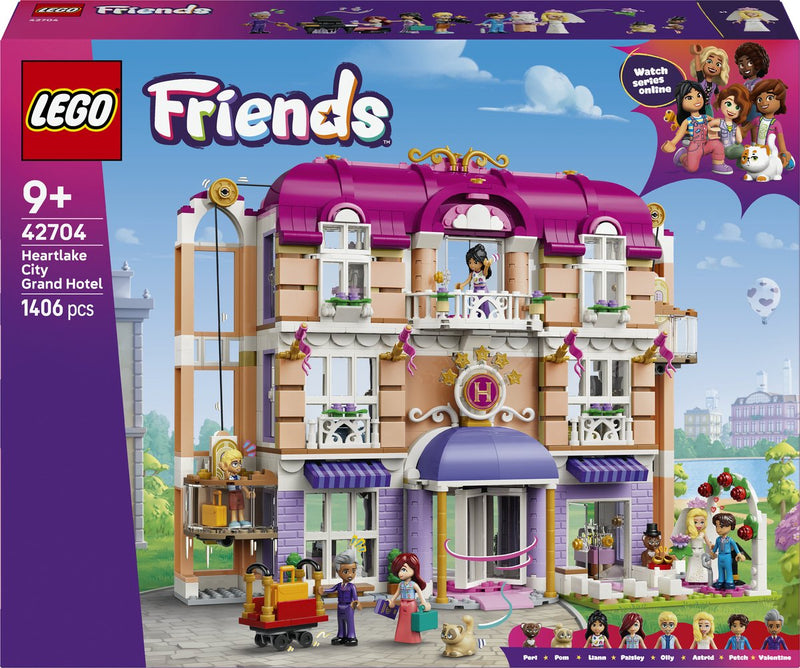Afbeelding laden in galerijviewer, Lego friends heartlake city grand hotel speelgoed met dieren figuren en poppetjes 42704