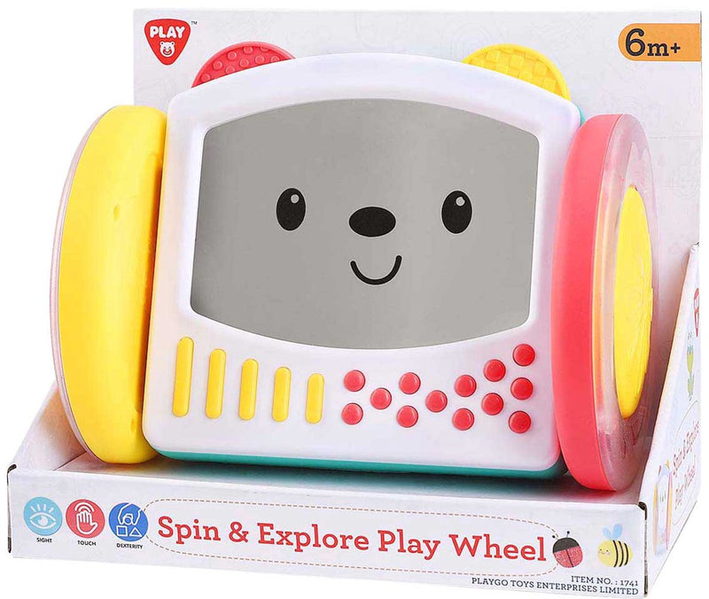 Load image into Gallery viewer, Playgo activiteitenrol sensorisch speelgoed kleurrijk voor baby's.