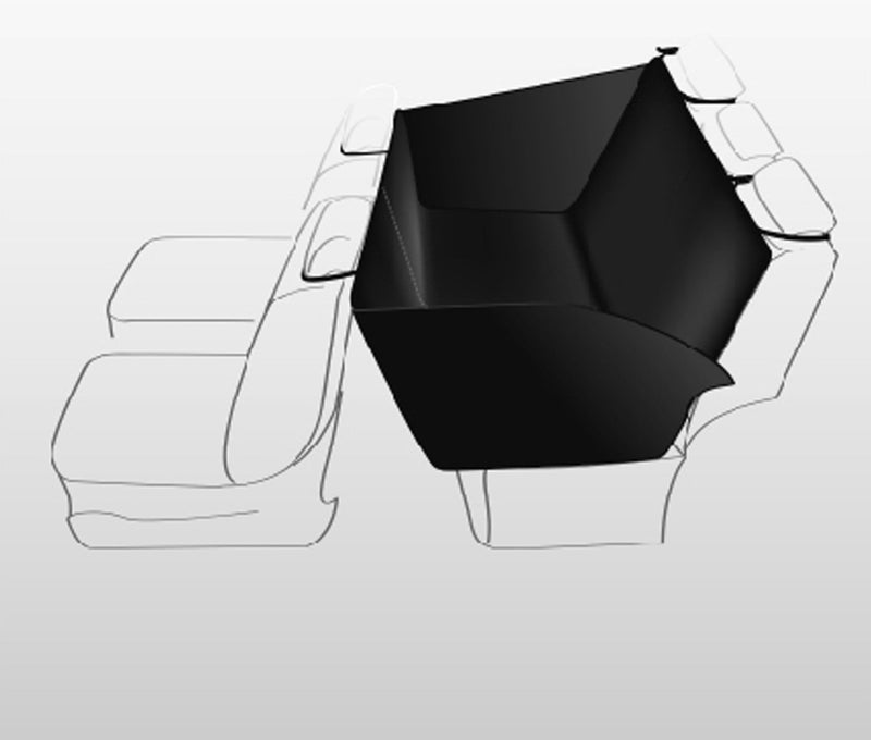 Load image into Gallery viewer, Trixie autodeken zwart