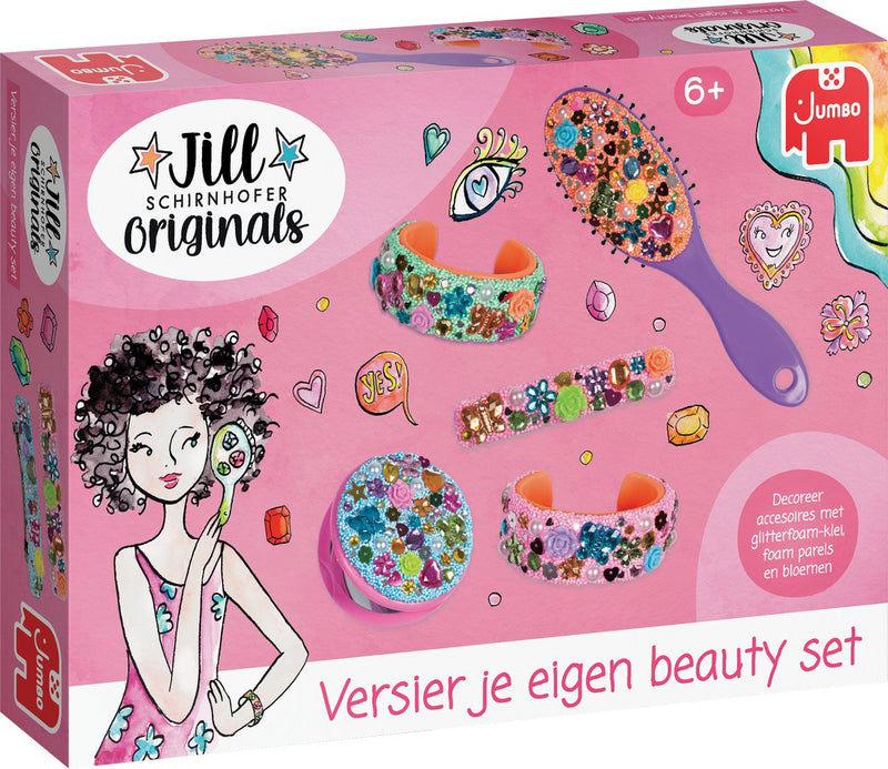 Load image into Gallery viewer, Jumbo - jill schirnhofer - versier je eigen beauty set - knutselset - knutselpakket 6 jaar