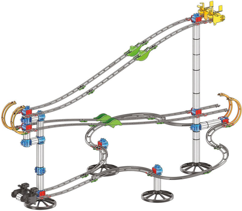 Load image into Gallery viewer, Quercetti knikkerbaan skyrail league 7,5 meter racebaan speelgoed.
