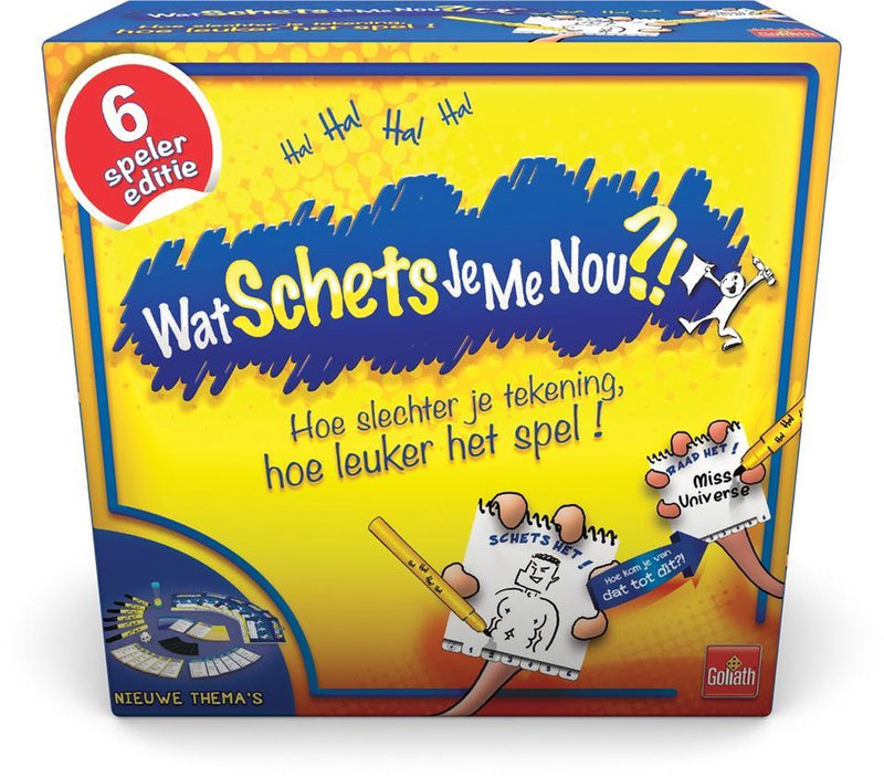 Load image into Gallery viewer, Goliath wat schets je me nou?! - bordspel - partyspel - tekenspel