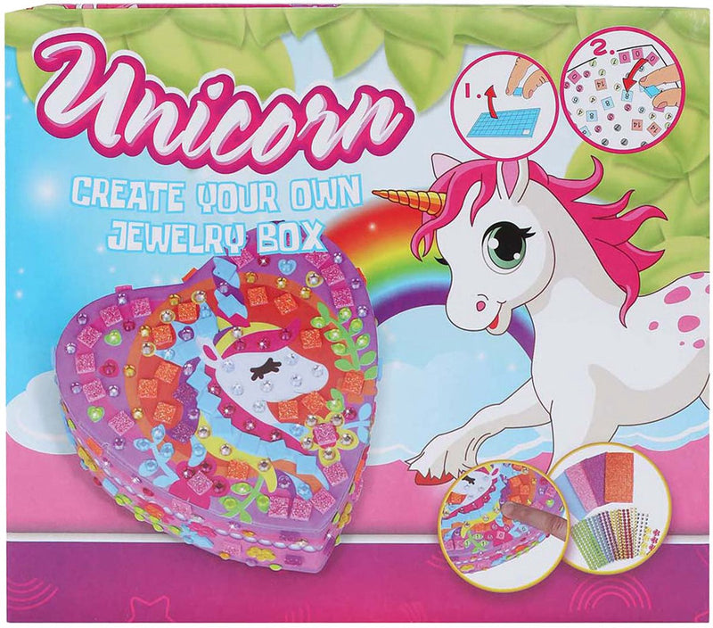 Load image into Gallery viewer, Unicorn versier je eigen sieradendoos eenhoorn
