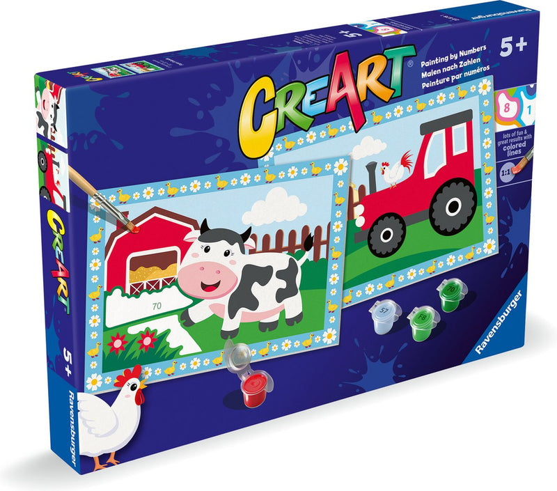 Load image into Gallery viewer, Ravensburger creart tractor with scenery - schilderen op nummer