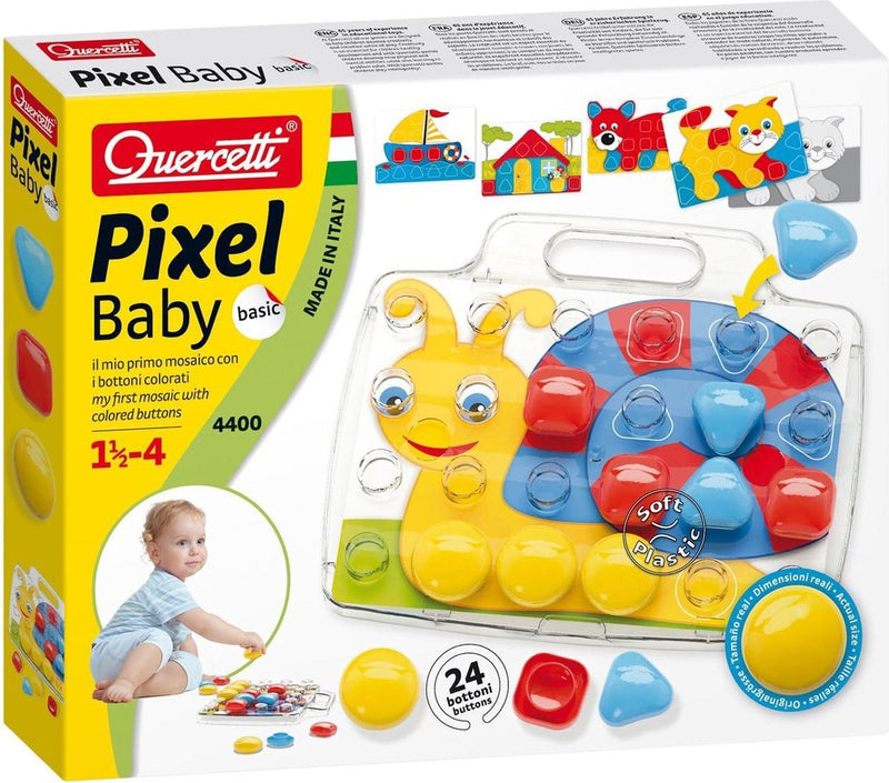 Load image into Gallery viewer, Quercetti pixel baby insteekmozaïek slak