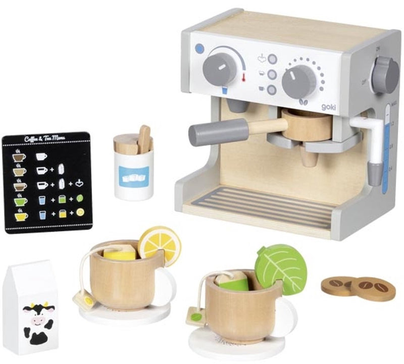 Load image into Gallery viewer, Goki houten koffie- en thee machine - 16dlg.