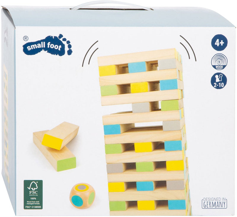 Load image into Gallery viewer, Small foot - houten wiebeltoren balansspel xxl