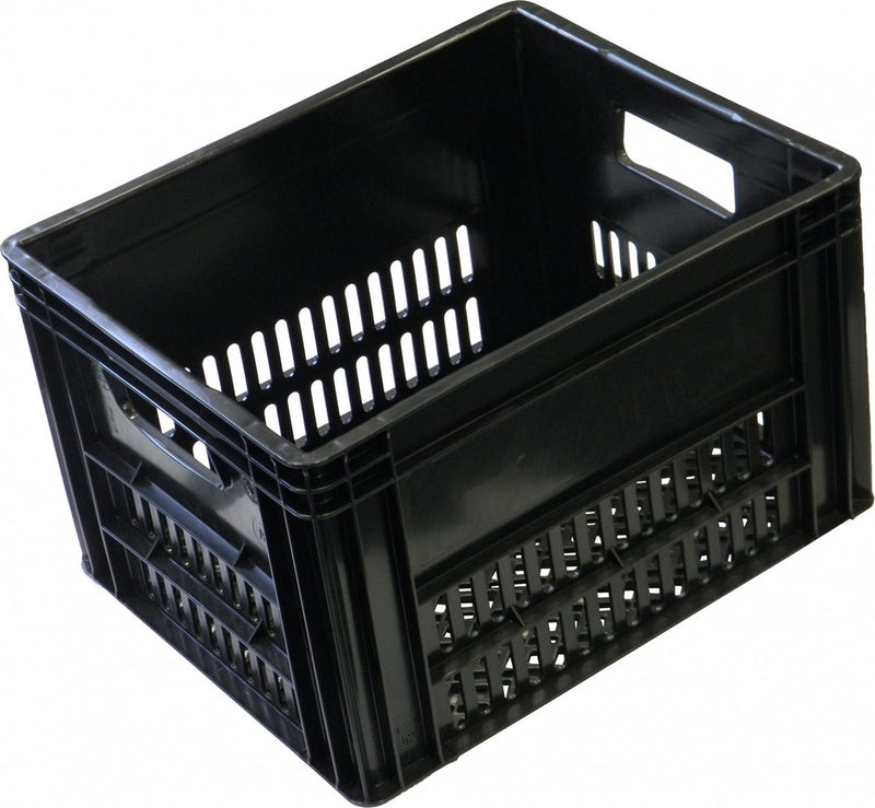 Load image into Gallery viewer, fietskrat zwart 40 liter