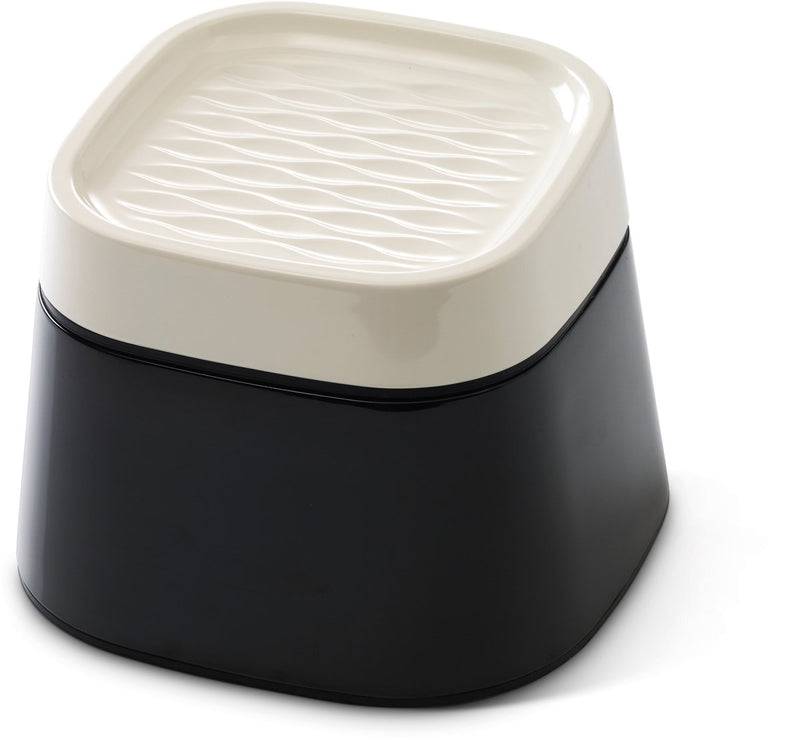 Load image into Gallery viewer, Savic ergo cube voerbak creme zwart