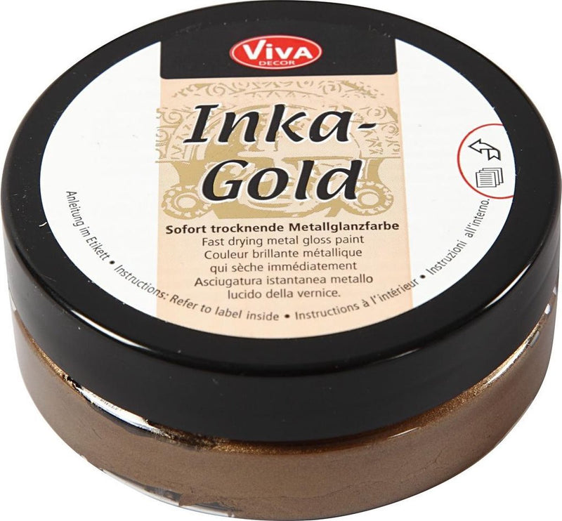 Load image into Gallery viewer, Viva inka-gold, 50 ml, brown gold