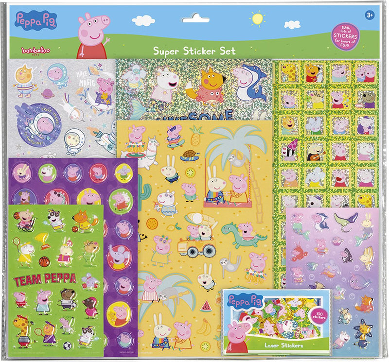 Afbeelding laden in galerijviewer, Totum super stickerset - peppa pig