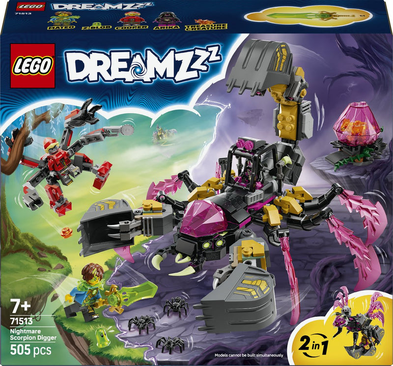 Afbeelding laden in galerijviewer, Lego dreamzzz - nachtmerrie schorpioengraver - set 71513
