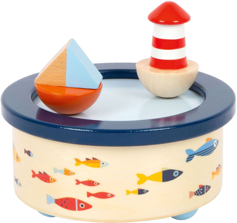 Afbeelding laden in galerijviewer, Small foot - houten muziekdoos ocean