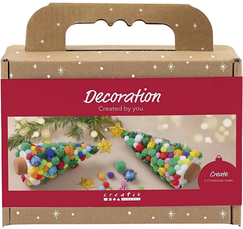 Afbeelding laden in galerijviewer, Creativ company https: www.cchobby.nl mini-hobbyset-decoratie-kerstboom-diverse-kleuren-1-doos