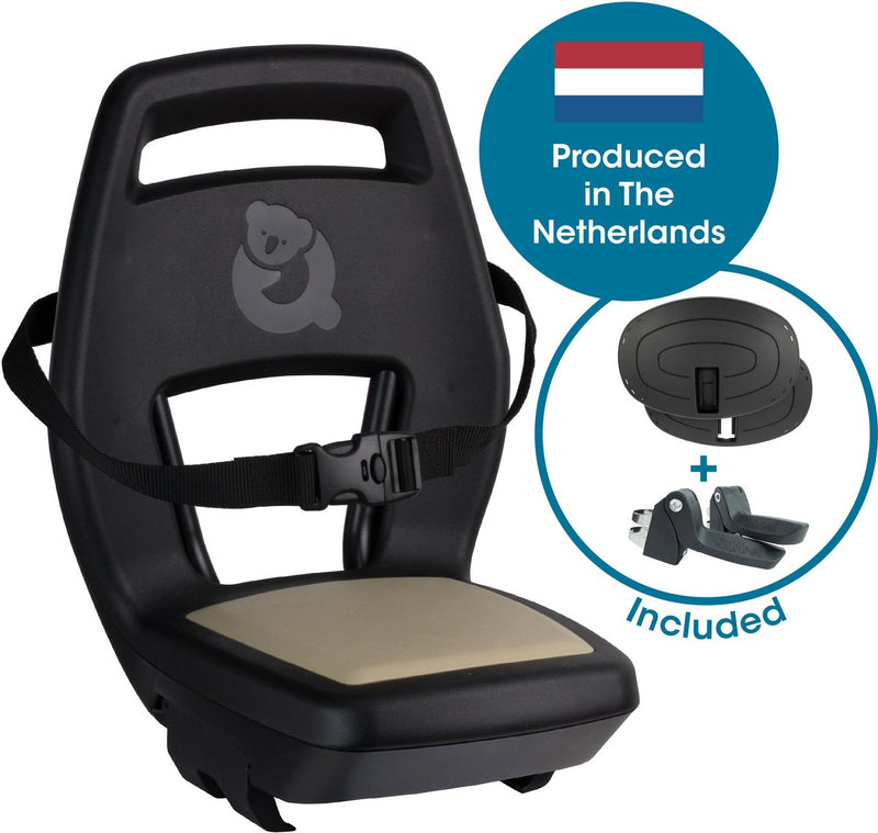Load image into Gallery viewer, Qibbel achterzitje junior 6+ bagagedrager kaki