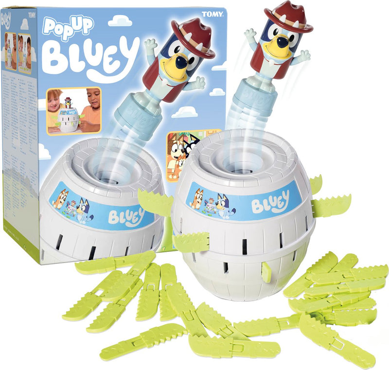 Load image into Gallery viewer, Tomy pop up bluey in de ton kinderspel